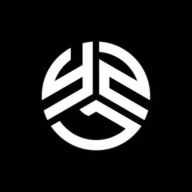 Siyah arka planda YZL harf logosu tasarımı. YZL yaratıcı harflerin baş harfleri logo kavramı. YZL harf tasarımı.