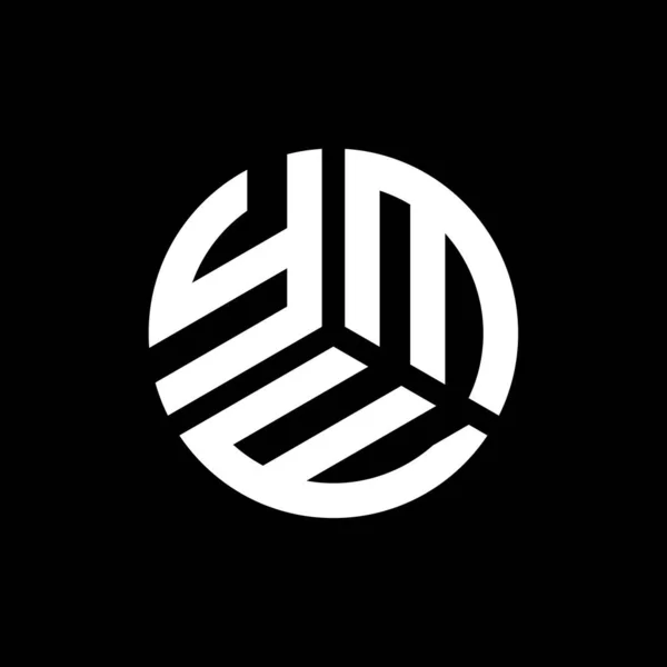 Дизайн Логотипа Yme Чёрном Фоне Концепция Логотипа Инициалами Yme Буква — стоковый вектор