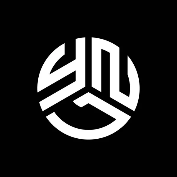 Дизайн Логотипа Ynl Чёрном Фоне Концепция Логотипа Инициалами Ynl Ynl — стоковый вектор