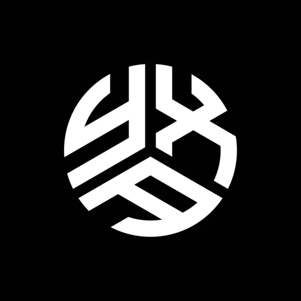Siyah Arka Planda Ywa Harf Logosu Tasarımı Ywa Yaratıcı Harf — Stok Vektör