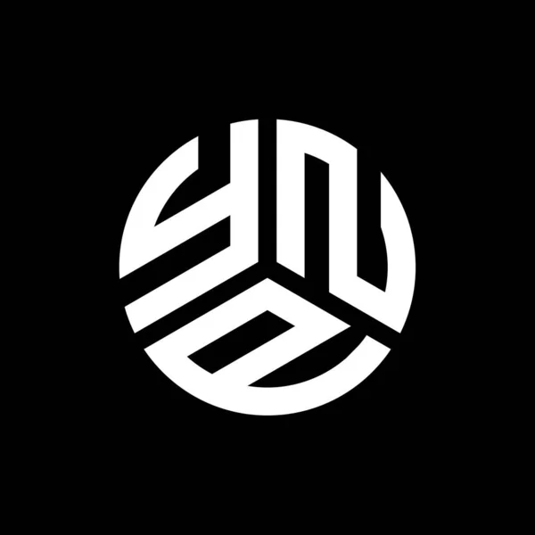 Yyp Letter Logo Ontwerp Zwarte Achtergrond Yyp Creatieve Initialen Letter — Stockvector