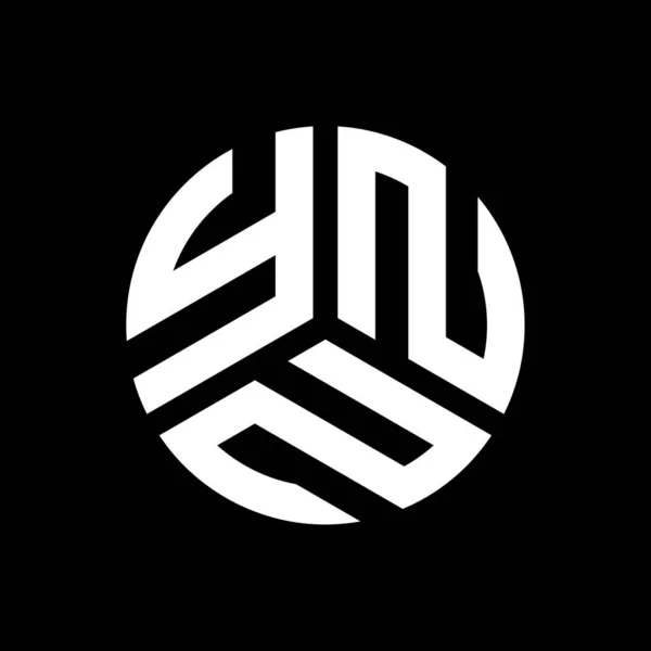 Дизайн Логотипа Yzn Чёрном Фоне Концепция Логотипа Буквенными Инициалами Yzn — стоковый вектор