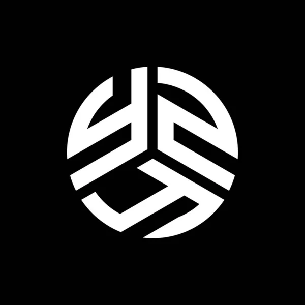 Σχεδιασμός Λογότυπου Yzy Μαύρο Φόντο Yzy Δημιουργική Αρχικά Γράμμα Λογότυπο — Διανυσματικό Αρχείο