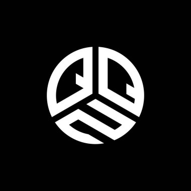 QQN harf logo tasarımı siyah arkaplan üzerine. QQN yaratıcı harflerin baş harfleri logo kavramı. QQN harf tasarımı.