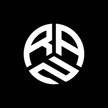 Siyah arka planda RAN harf logosu tasarımı. Yaratıcı harflerin baş harfleri logo konseptini kullandım. RAN harf tasarımı.