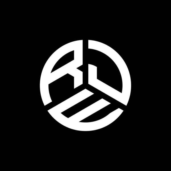 Rje Дизайн Логотипу Чорному Тлі Rje Творчі Ініціали Букви Поняття — стоковий вектор