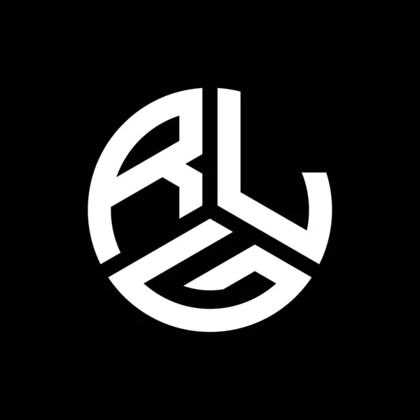 Дизайн Логотипа Черном Фоне Литературная Концепция Логотипа Дизайн Букв — стоковый вектор