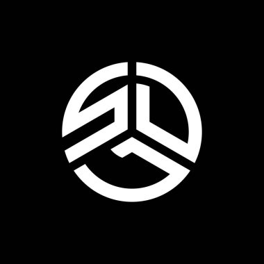 Siyah arkaplanda SDL harf logosu tasarımı. SDL yaratıcı harflerin baş harfleri logo kavramı. SDL harf tasarımı.