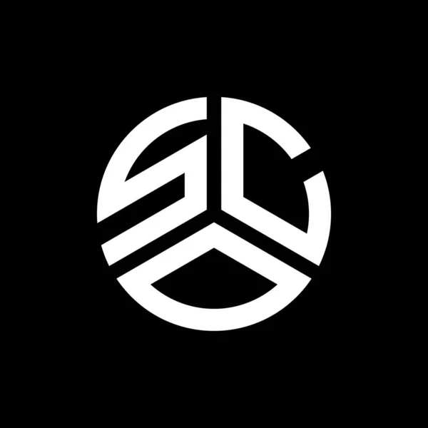 Scn Logo Scn Icon Scn Letter Scn Flat Scnmonogram Scnminimalist — ストックベクタ