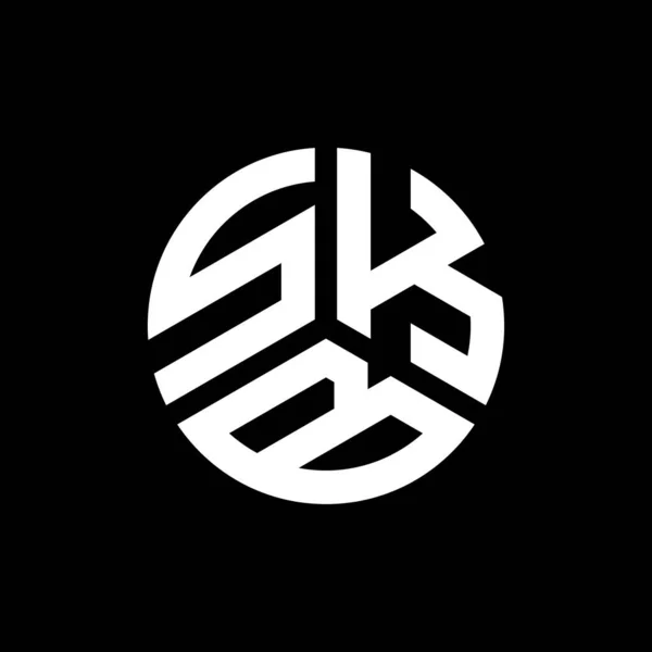 Skb 디자인 Skb 크리에이티브 이니셜 Skb 디자인 — 스톡 벡터