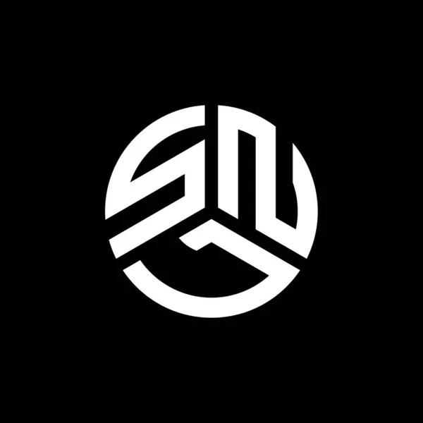 Разработка Логотипа Snl Черном Фоне Snl Креативные Инициалы Буквенная Концепция — стоковый вектор
