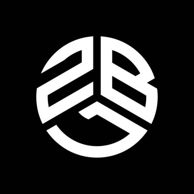 Siyah arkaplanda ZBL harf logosu tasarımı. ZBL yaratıcı harf logosu konsepti. ZBL harf tasarımı.