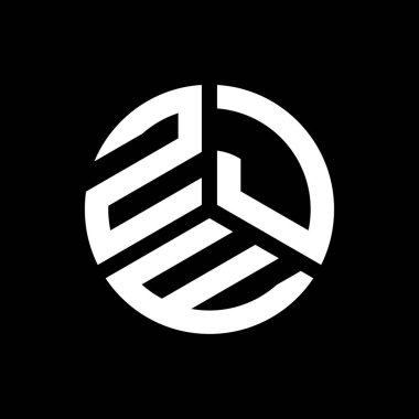 Siyah arka planda ZJE harf logosu tasarımı. ZJE yaratıcı harflerin baş harfleri logo kavramı. ZJE harf tasarımı.
