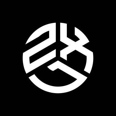 Siyah arkaplanda ZXL harf logosu tasarımı. ZXL yaratıcı harflerin baş harfleri logo kavramı. ZXL harf tasarımı.