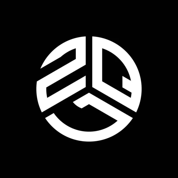 Zql Letter Logo Ontwerp Zwarte Achtergrond Zql Creatieve Initialen Letter — Stockvector
