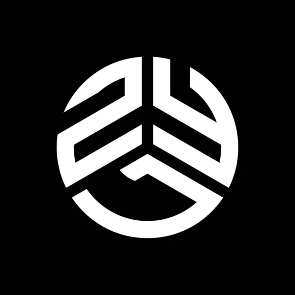Zyl Дизайн Логотипу Чорному Тлі Творчі Ініціали Zyl Мають Поняття — стоковий вектор