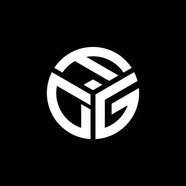 Дизайн Логотипа Fdg Чёрном Фоне Концепция Логотипа Инициалами Fdg Дизайн — стоковый вектор