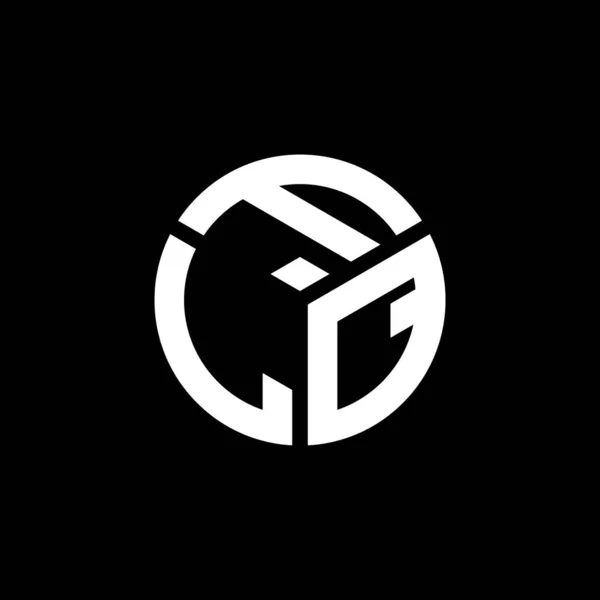 Логотип Буквы Черном Фоне Креативные Инициалы Буквы Логотипа Дизайн Букв — стоковый вектор