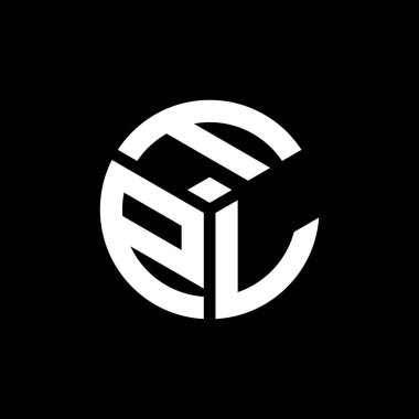 Siyah arkaplanda FPL harf logosu tasarımı. FPL yaratıcı harflerin baş harfleri logo kavramı. FPL harf tasarımı.