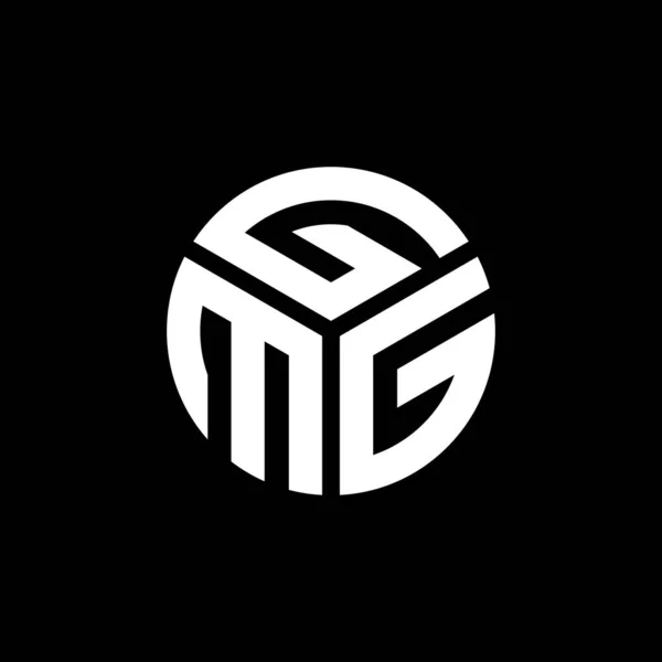 Gm logo with circle rounded negative space design Vector Image