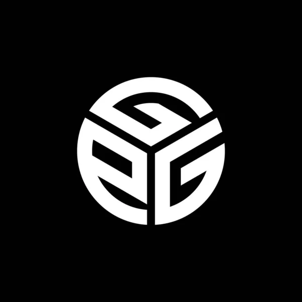 Gpg 디자인검은 Gpg 크리에이티브 이니셜 Gpg 디자인 — 스톡 벡터