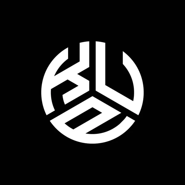 Drukuj Projekt Logo Litery Kup Czarnym Tle Kreatywne Inicjały Kup — Wektor stockowy