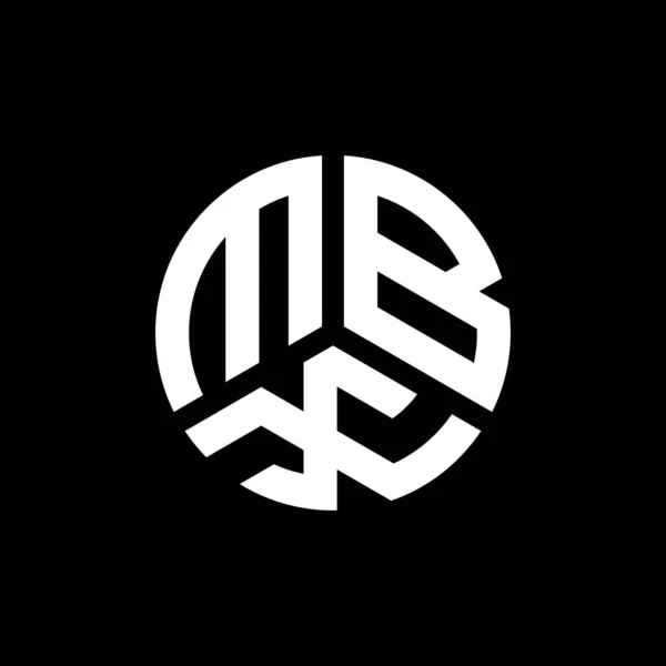 Дизайн Логотипа Mbx Чёрном Фоне Концепция Логотипа Mbx Creative Initials — стоковый вектор