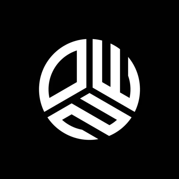 Eigen Letter Logo Ontwerp Zwarte Achtergrond Own Creatieve Initialen Letter — Stockvector