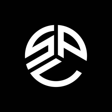Siyah arkaplanda SPV harf logosu tasarımı. SPV yaratıcı harflerin baş harfleri logo kavramı. SPV harf tasarımları. Siyah arkaplan üzerinde harf logosu tasarımı. SPV yaratıcı harflerin baş harfleri logo kavramı. SPV harf tasarımı.