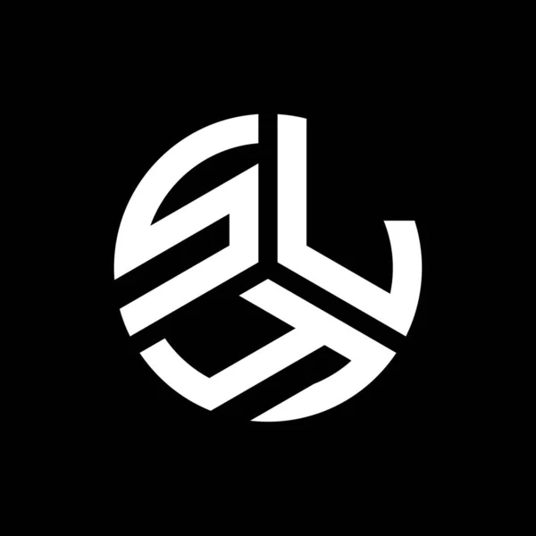 Дизайн Логотипа Буквы Sly Черном Фоне Sly Креативные Инициалы Буквенная — стоковый вектор