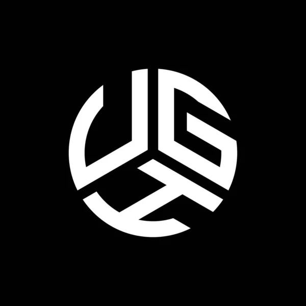 Дизайн Логотипа Ubisoft Черном Фоне Концепция Логотипа Инициалами Uber Дизайн — стоковый вектор