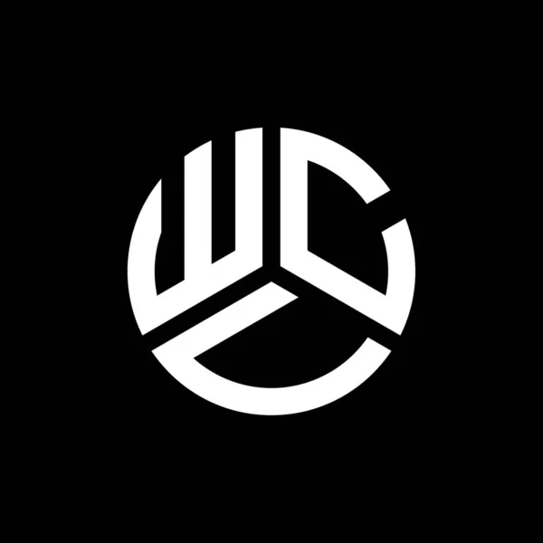 ブラックを基調としたWcu文字ロゴデザイン Wcuクリエイティブイニシャルレターロゴコンセプト Wcuレターデザイン — ストックベクタ