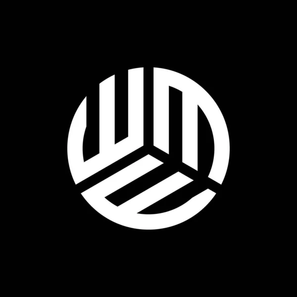 Wme Letter Logo Design Black Background Wme Creative Initials Letter — Stock Vector
