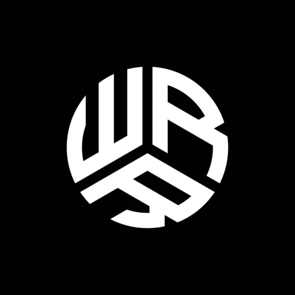 ブラックを基調としたWrrレターロゴデザイン Wrrクリエイティブイニシャルレターロゴコンセプト Wrrレターデザイン — ストックベクタ