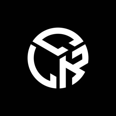 Siyah arkaplanda CLK harf logosu tasarımı. CLK yaratıcı harflerin baş harfleri logo kavramı. CLK harf tasarımı.