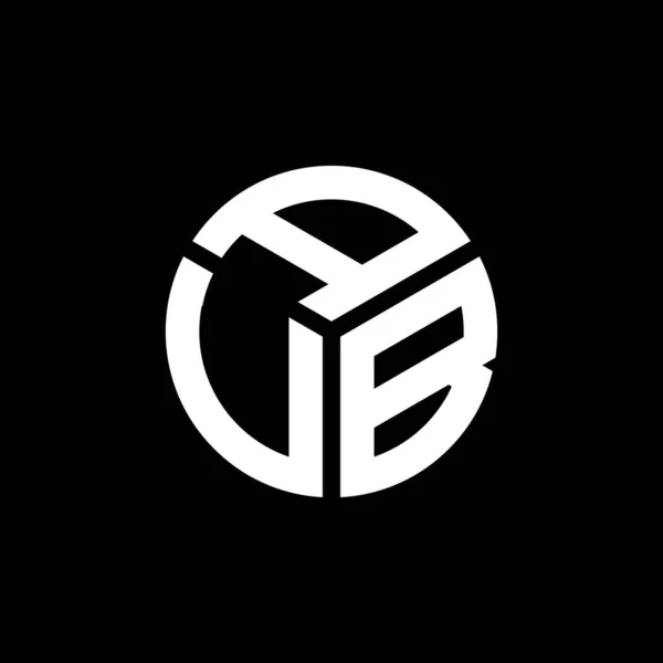 Projekt Logo Litery Avb Czarnym Tle Kreatywne Inicjały Avb Koncepcja — Wektor stockowy