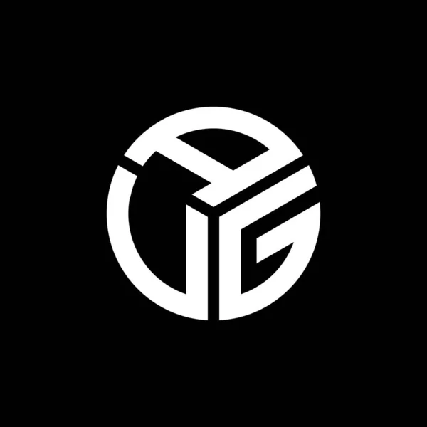 Дизайн Логотипа Черном Фоне Креативные Инициалы Буквенно Символическая Концепция Логотипа — стоковый вектор