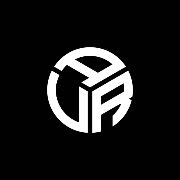 Avr Letter Logo Design Black Background Avr Creative Initials Letter — Stock Vector