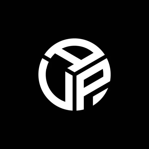 Avp Letter Logo Design Auf Schwarzem Hintergrund Avp Kreative Initialen — Stockvektor