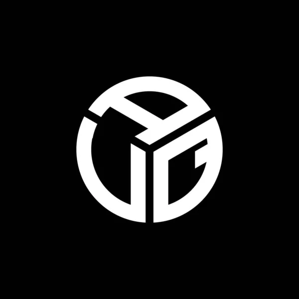 Projekt Logo Litery Avq Czarnym Tle Kreatywne Inicjały Avq Koncepcja — Wektor stockowy