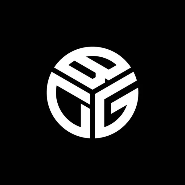 Дизайн Логотипа Bdg Чёрном Фоне Bdg Creative Initials Letter Logo — стоковый вектор