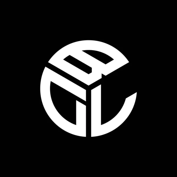 Bdl Logo Ontwerp Zwarte Achtergrond Bdl Creatieve Initialen Letterlogo Concept — Stockvector