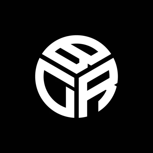 Diseño Del Logotipo Letra Bdr Sobre Fondo Negro Bdr Iniciales — Vector de stock
