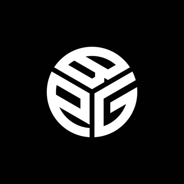 Design Logotipo Carta Bpg Fundo Preto Bpg Iniciais Criativas Conceito —  Vetores de Stock