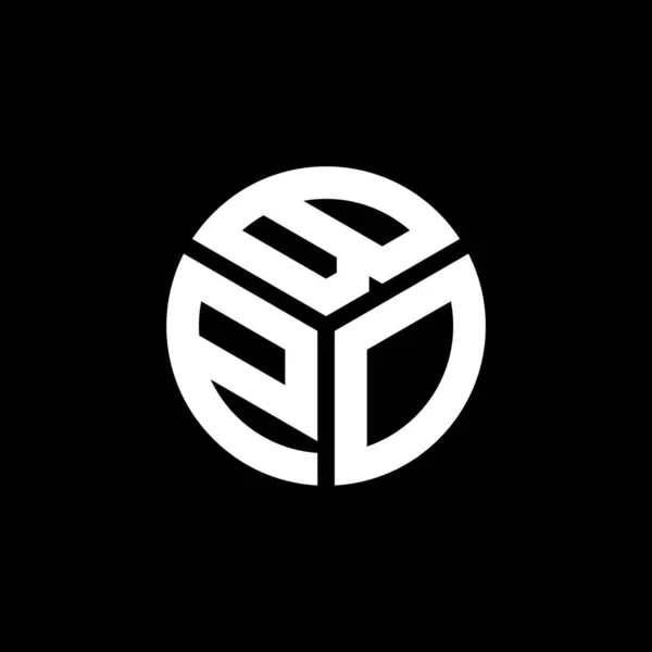 Bpo Brev Logo Design Sort Baggrund Bpo Kreative Initialer Brev – Stock-vektor