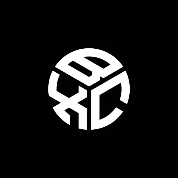 Design Logotipo Letra Bxc Fundo Preto Bxc Iniciais Criativas Conceito — Vetor de Stock