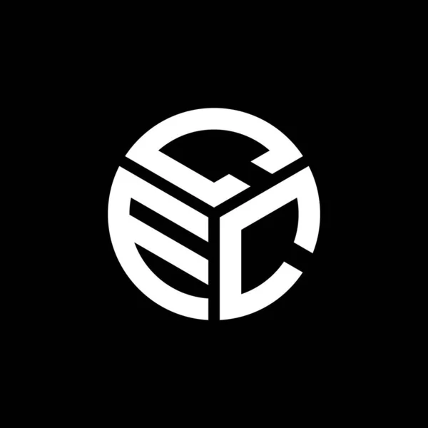 Cec 디자인은 있습니다 Cec 크리에이티브 이니셜 Cec 디자인 — 스톡 벡터