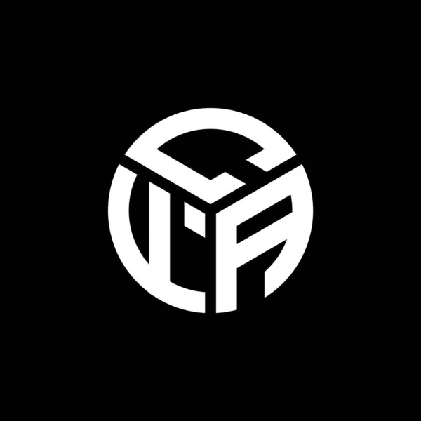 Дизайн Логотипа Cfa Чёрном Фоне Креативные Инициалы Cfa Буквенная Концепция — стоковый вектор
