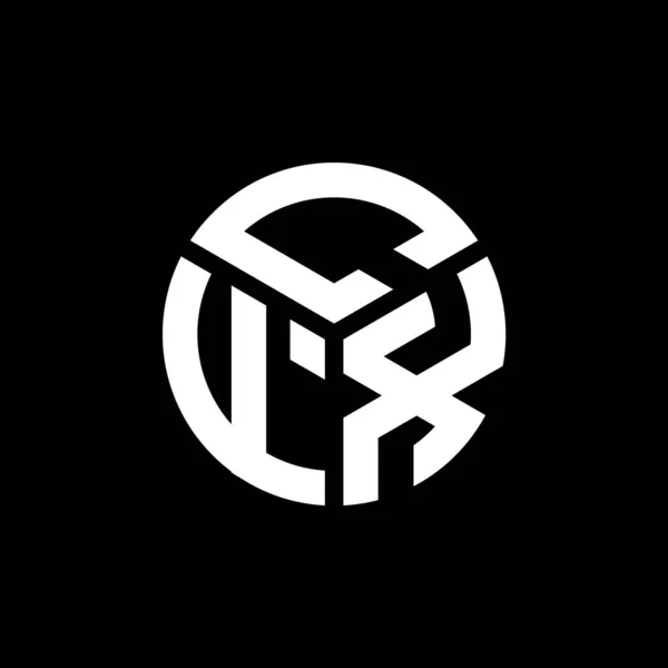Cfx Дизайн Літер Чорному Тлі Створені Cfx Ініціали Букви Концепції — стоковий вектор