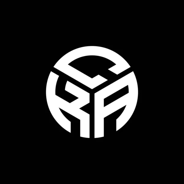 Cka Design Logotipo Carta Fundo Preto Cka Criativa Iniciais Conceito —  Vetores de Stock